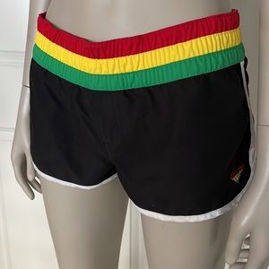 Roxy Rasta Surf Shorty Shorts